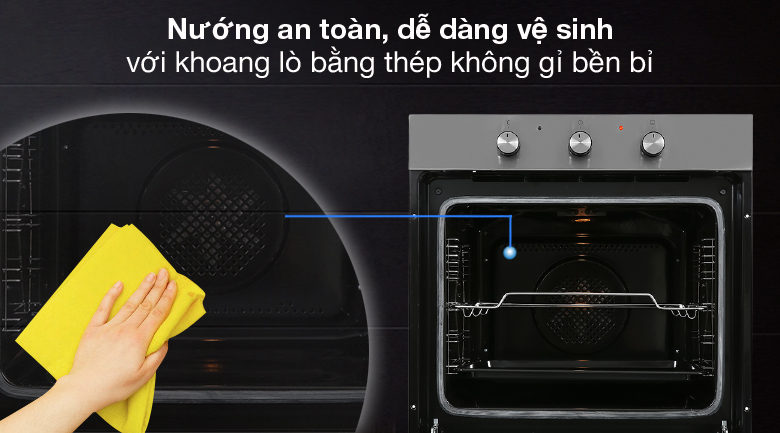 Lò nướng lắp âm Hafele HO-K60C (535.62.591) 77 lít