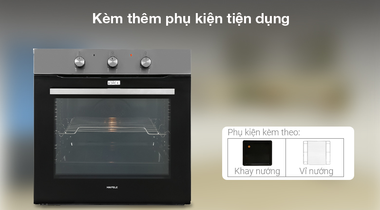 Lò nướng lắp âm Hafele HO-K60C (535.62.591) 77 lít