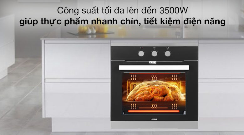 Lò nướng âm Hafele HO-K60B (534.05.581) 65 lít
