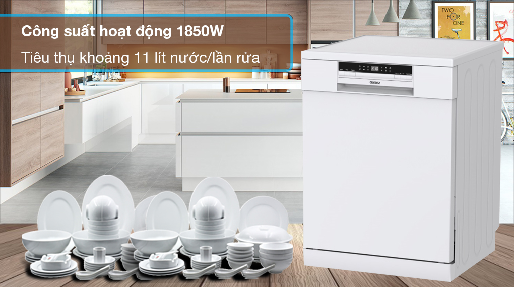 Máy rửa chén độc lập Galanz GR12462T