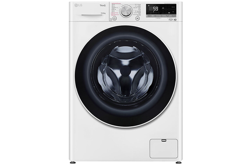 May Giat Say Lg Inverter 10kg Fv1410d4w1