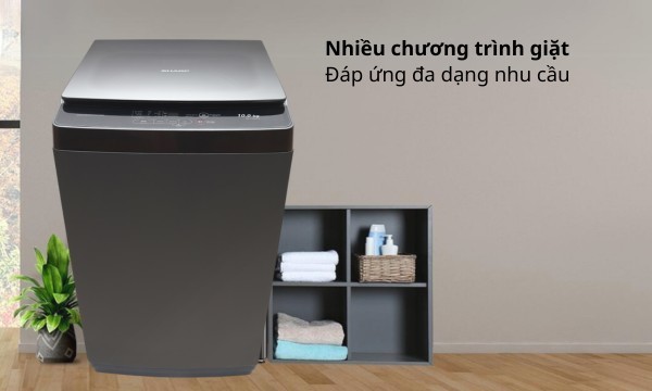 Máy giặt Sharp 10 kg ES-Y100HV-S - Nhiều chương trình giặt