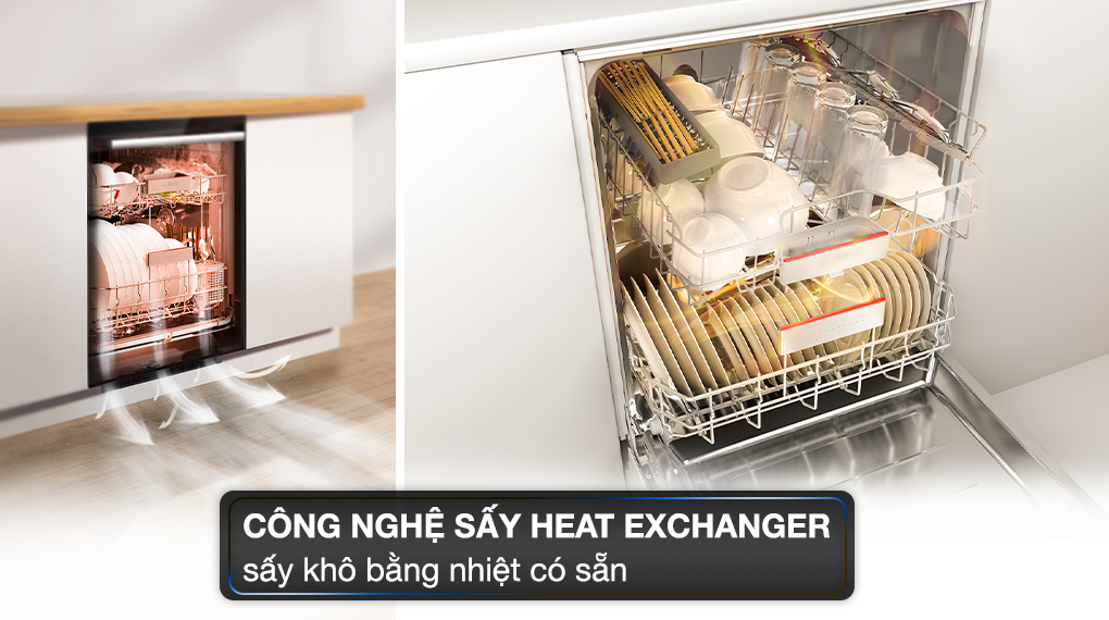 Máy rửa chén độc lập Bosch SMS4EKI06E - Công nghệ rửa - sấy
