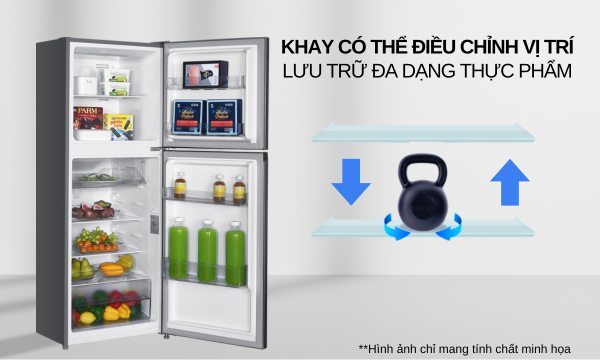 Tủ lạnh Sharp Inverter 215 lít SJ-X215V-SL