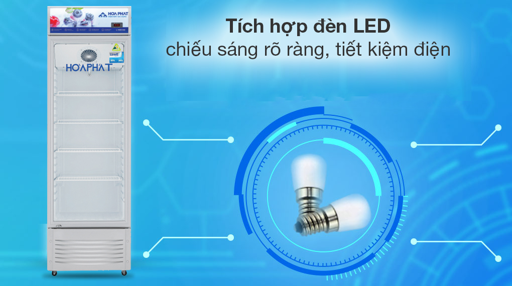 Tủ mát Hoà Phát 195 lít HSR D6195 - Tiện ích