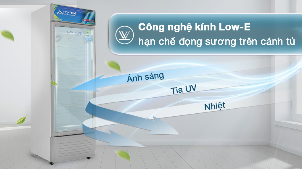 Tủ mát Hoà Phát 242 lít HSR S6242 - Low E