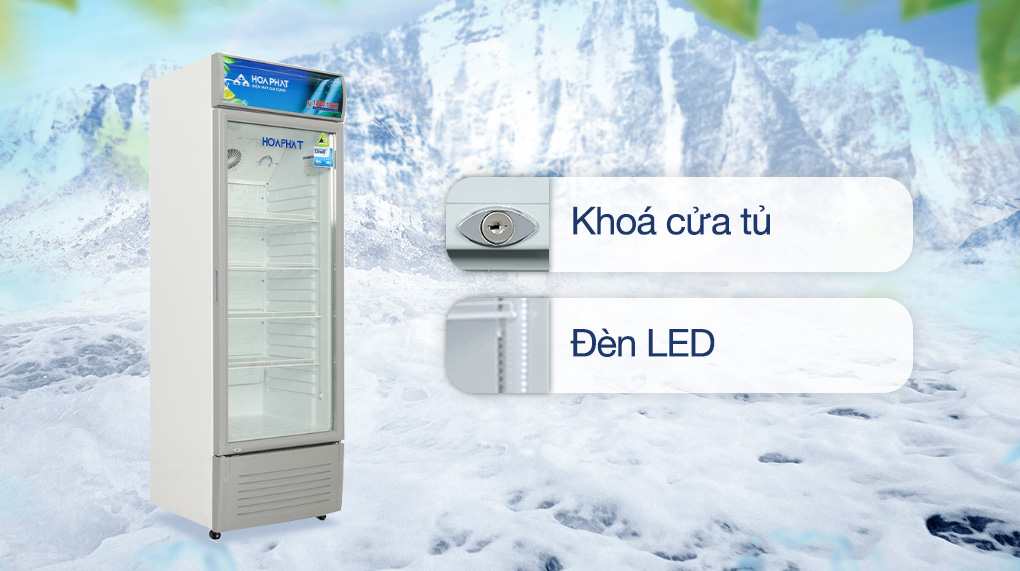 Tiện ích - Tủ mát Hoà Phát 280 lít HSR S6280