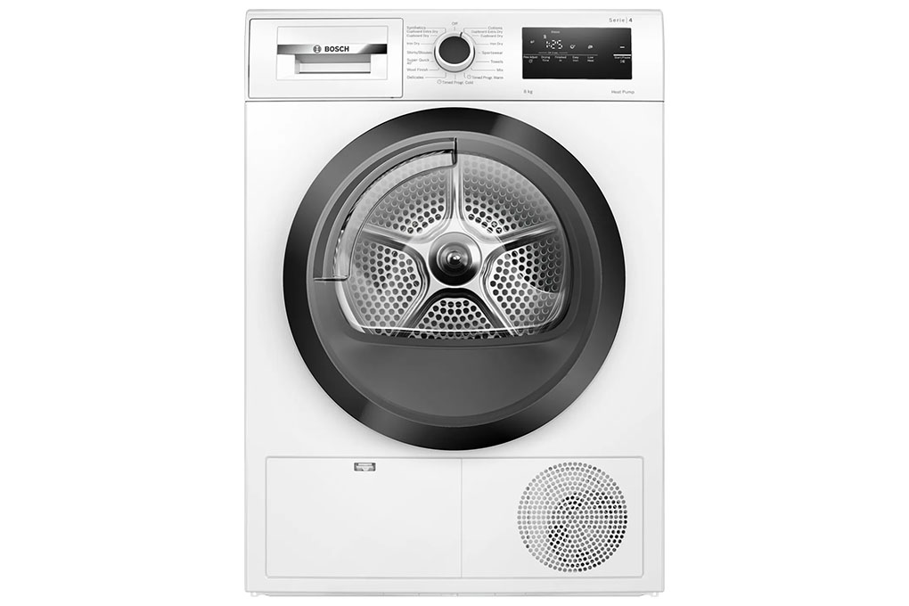 Máy sấy bơm nhiệt 8kg Bosch WTH85008SG