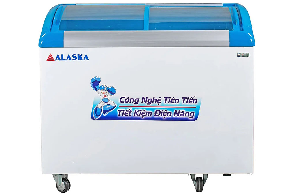 Tủ đông nắp kính cong Alaska 203 lít KC 203S