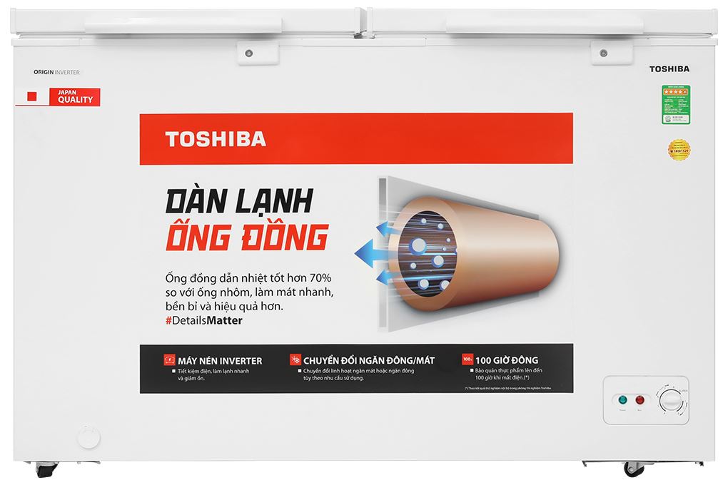 Tủ đông Toshiba Inverter 362 lít GR-RC470CM-PMV(01)