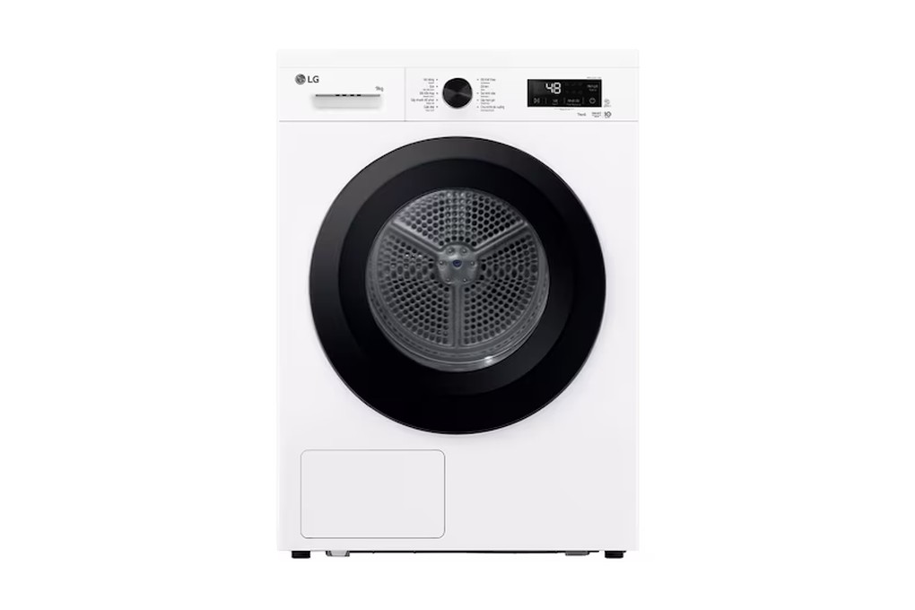 Máy sấy bơm nhiệt LG 9kg RB09NHP5W